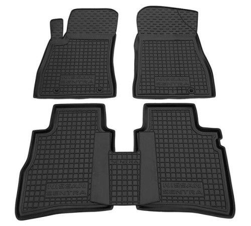 Килимки в салон Nissan Sentra B17 2012-2019 (Avto-Gumm)