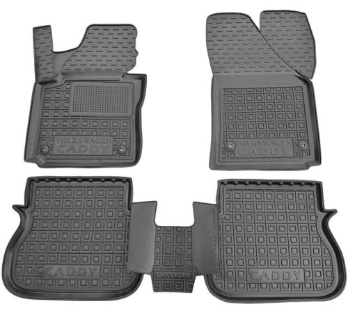 Килимки в салон Volkswagen Caddy III 2003-2020 4-х дверний (Avto-Gumm)