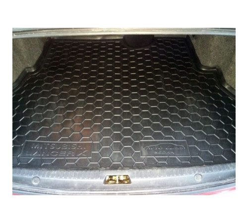 Килимок в багажник Mitsubishi Lancer X 2007-2015 (Avto-Gumm)