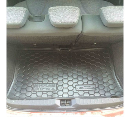 Килимок в багажник Nissan Micra III (K12) 2003-2010 (Avto-Gumm)