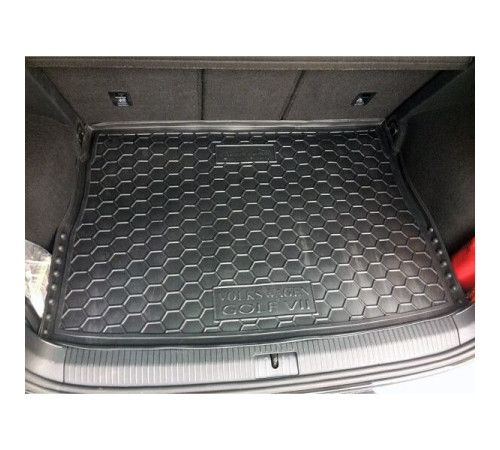 Коврик в багажник Volkswagen Golf Sportsvan 2014-2020 (Avto-Gumm)