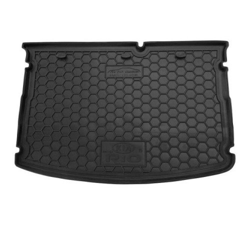 Килимок в багажник Kia Rio III 2015-2017 Hatchback без органайзера (Avto-Gumm)
