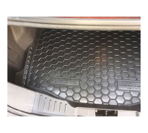Килимок в багажник Ford Focus III 2011-2018 Sedan (докатка) (Avto-Gumm)