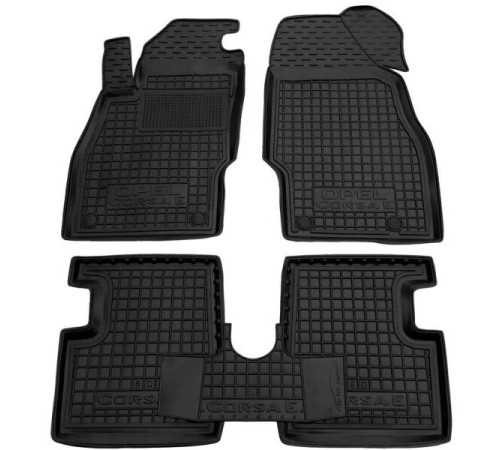 Килимки в салон Opel Corsa E 2014-2019 (Avto-Gumm)