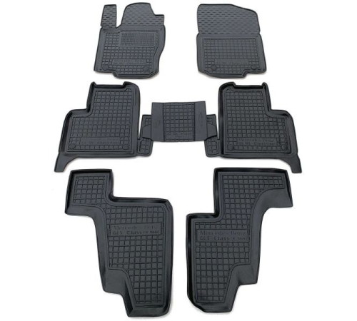 Килимки в салон Mercedes GLS X166 2014-2019 (Avto-Gumm)
