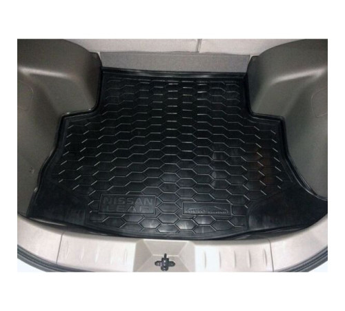Килимок в багажник Nissan Leaf ZE0 2010-2017 без сабвуфера (Avto-Gumm)