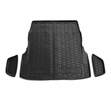 Килимок в багажник Mercedes S W222 2013+ з регулюванням сидінь (Avto-Gumm)