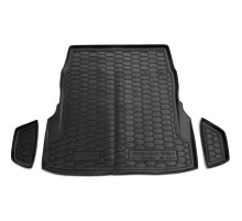 Коврик в багажник Mercedes S W222 2013+ с регулировкой сидений (Avto-Gumm)
