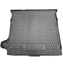 Килимок в багажник Nissan Pathfinder III R51 2005-2012 з вухом (Avto-Gumm)