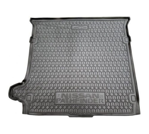 Килимок в багажник Nissan Pathfinder III R51 2005-2012 з вухом (Avto-Gumm)