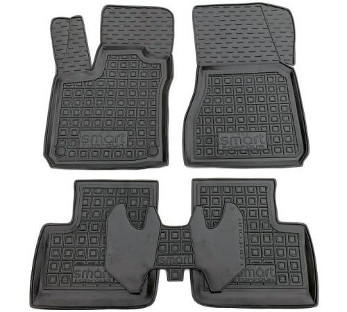 Килимки в салон Smart Forfour (W453) 2014-2021 (Avto-Gumm)