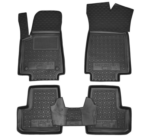 Коврики в салон Citroen C3 (IV) 2024+ (Avto-Gumm)