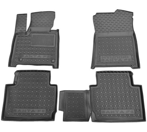 Килимки в салон Hyundai Santa Fe V (MX5) 2024+ (Avto-Gumm)