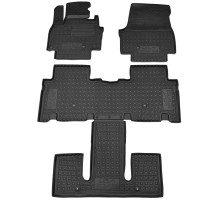 Килимки в салон Kia EV9 2024+ 6 місць (Avto-Gumm)
