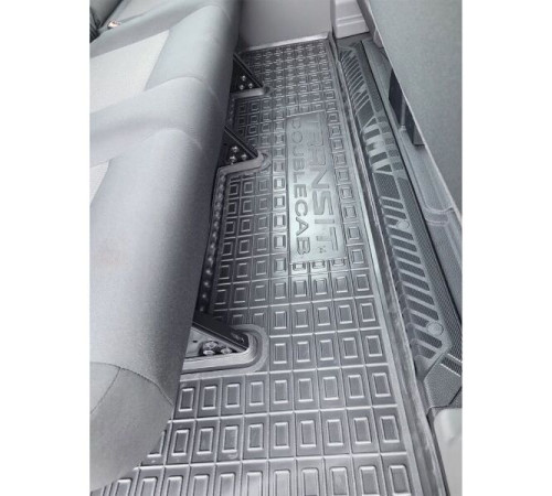 Килимки в салон 2 ряд Ford Transit (mk7) 2014- (1+2) DoubleCab (Avto-Gumm)