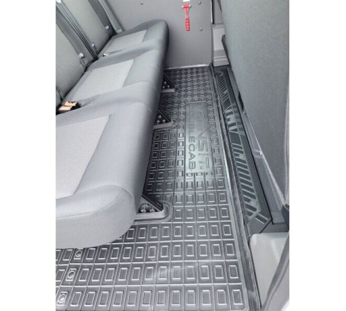 Килимки в салон 2 ряд Ford Transit (mk7) 2014- (1+2) DoubleCab (Avto-Gumm)