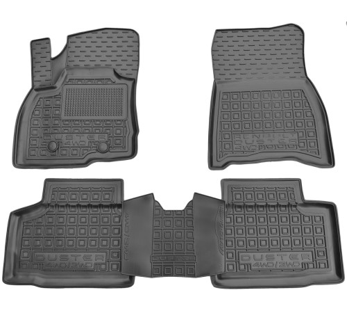 Килимки в салон Renault Duster III 2025+ 4WD (Avto-Gumm)