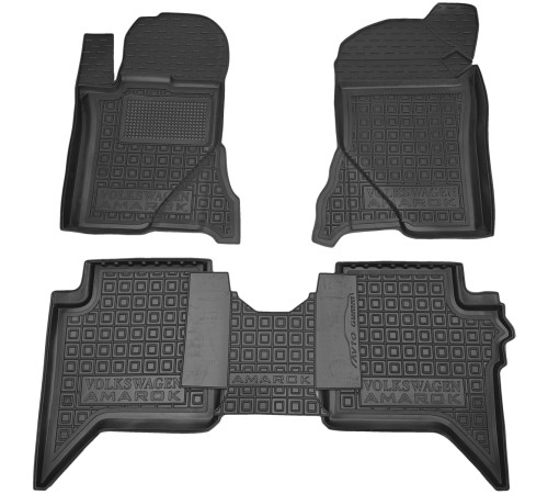 Килимки в салон Volkswagen Amarok II 2022+ (Avto-Gumm)