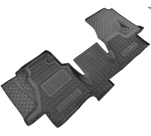 Килимки в салон Mercedes Sprinter I W905 2000-2006 суцільна ручка КПП на панелі (Avto-Gumm)