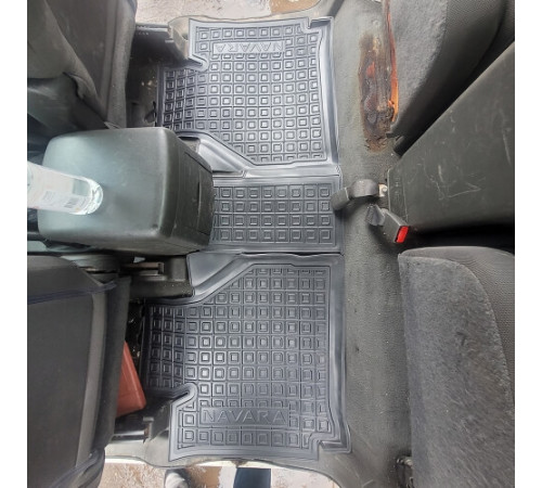 Килимки в салон Nissan Navara D40 2005-2014 King Cab (Avto-Gumm)