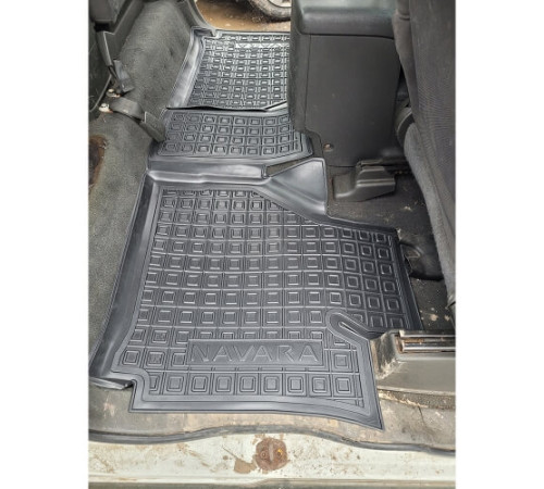 Килимки в салон Nissan Navara D40 2005-2014 King Cab (Avto-Gumm)