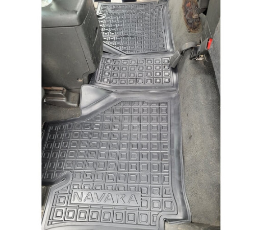 Килимки в салон Nissan Navara D40 2005-2014 King Cab (Avto-Gumm)