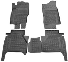 Килимки в салон Nissan Navara D40 Double Cab 2010-2014 (Avto-Gumm)