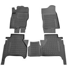 Килимки в салон Nissan Navara D40 Double Cab 2010-2014 (Avto-Gumm)