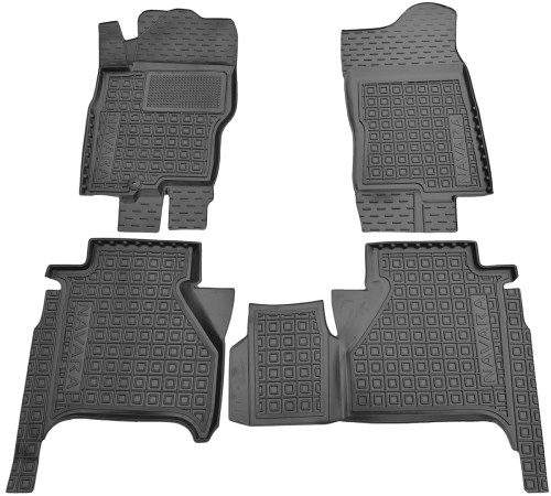 Килимки в салон Nissan Navara D40 Double Cab 2010-2014 (Avto-Gumm)