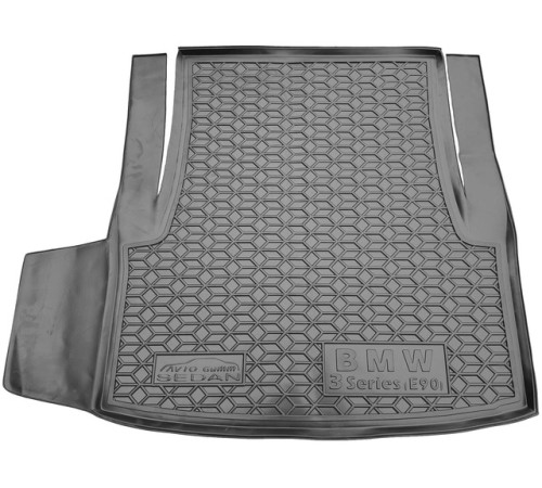 Килимок в багажник BMW 3 (E90) 2004-2013 Sedan (Avto-Gumm)