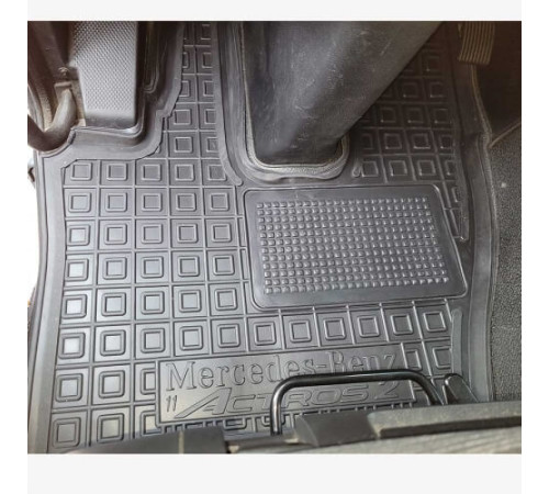 Килимки в салон Mercedes ACTROS Mp4 2011-2018 не плоска підлога (Avto-Gumm)