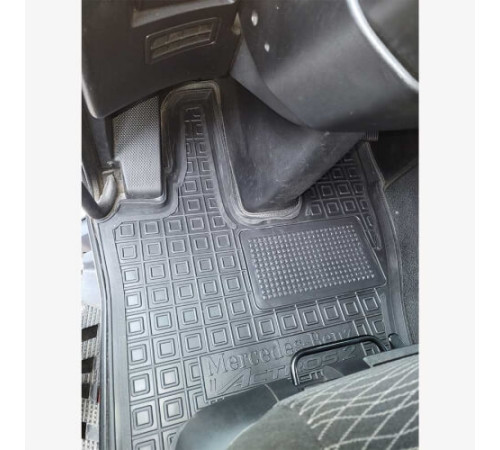 Килимки в салон Mercedes ACTROS Mp4 2011-2018 не плоска підлога (Avto-Gumm)