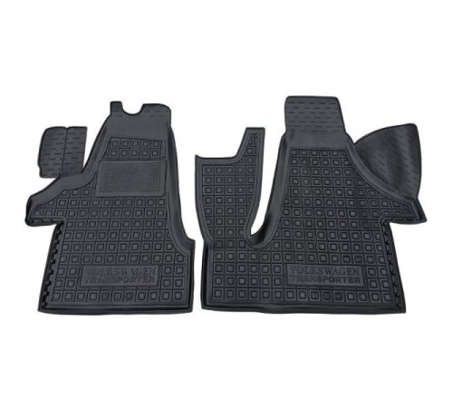 Килимки в салон Volkswagen Transporter T5 2003-2015 1plus2 (Avto-Gumm)