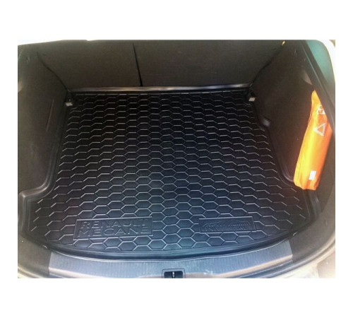 Килимок в багажник Renault Megane III 2009-2015 Universal (з вухами) (Avto-Gumm)
