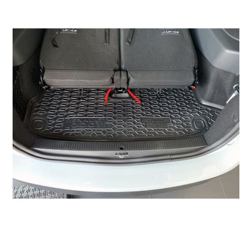 Килимок в багажник Renault Lodgy 2018+ розділений 3-й ряд (Avto-Gumm)