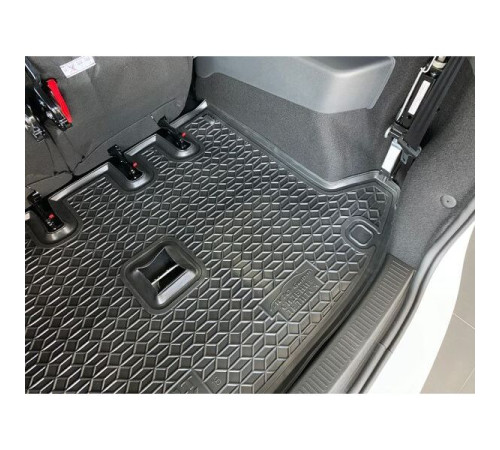 Килимок в багажник Renault Lodgy 2018+ розділений 3-й ряд (Avto-Gumm)