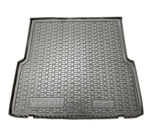Килимок в багажник Renault Laguna III 2007-2015 з вухами Universal (Avto-Gumm)