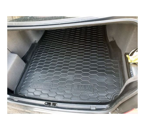 Килимок в багажник BMW 5 (E39) 1995-2003 Sedan з пісилювачем (Avto-Gumm)