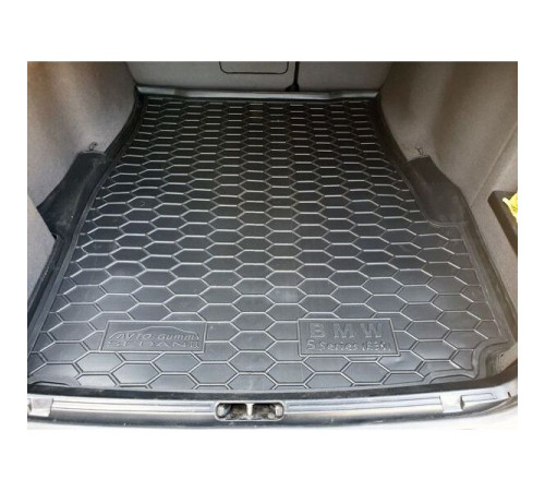 Килимок в багажник BMW 5 (E39) 1995-2003 Sedan з пісилювачем (Avto-Gumm)