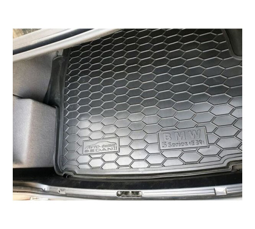 Килимок в багажник BMW 5 (E39) 1995-2003 Sedan з пісилювачем (Avto-Gumm)