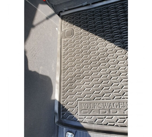 Килимок в багажник Volkswagen Caddy IV 2020+ Life (Avto-Gumm)