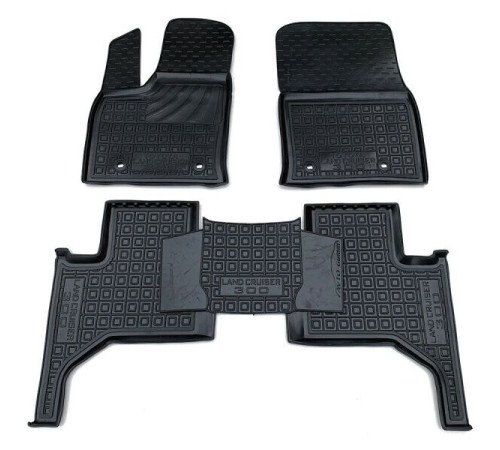 Килимки в салон Toyota Land Cruiser 300 2021+ (Avto-Gumm)