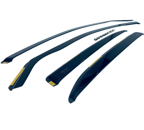 Дефлектори вікон BMW 3 (E91) 2005-2011 Wagon (вставні, комплект 4 шт) (Heko)