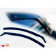 Дефлектори вікон Citroen C1, Peugeot 107, Toyota Aygo 2005-2014 (вставні, комплект 2 шт) (Heko)