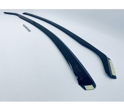 Дефлектори вікон Citroen C1, Peugeot 107, Toyota Aygo 2005-2014 (вставні, комплект 2 шт) (Heko)