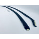 Дефлектори вікон Citroen C1, Peugeot 107, Toyota Aygo 2005-2014 (вставні, комплект 2 шт) (Heko)