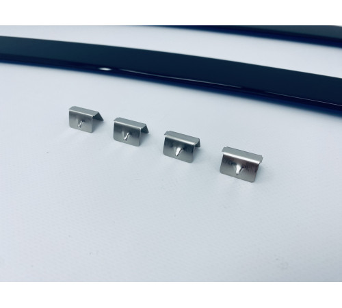 Дефлектори вікон Citroen C1, Peugeot 107, Toyota Aygo 2005-2014 (вставні, комплект 2 шт) (Heko)