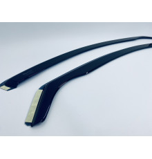 Дефлектори вікон Citroen C1, Peugeot 107, Toyota Aygo 2005-2014 (вставні, комплект 2 шт) (Heko)