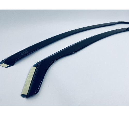 Дефлектори вікон Citroen C1, Peugeot 107, Toyota Aygo 2005-2014 (вставні, комплект 2 шт) (Heko)
