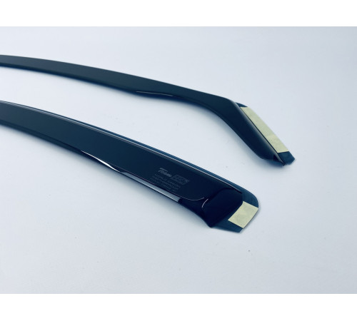 Дефлектори вікон Citroen C1, Peugeot 107, Toyota Aygo 2005-2014 (вставні, комплект 2 шт) (Heko)